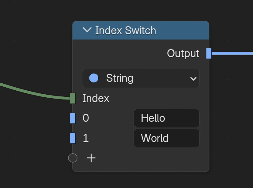 Index Switch node